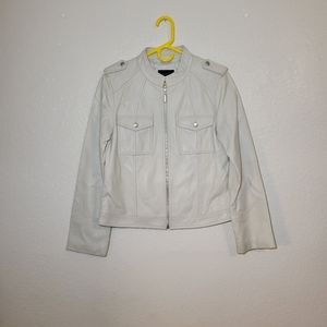 Attention Leather Motorcycle Jacket